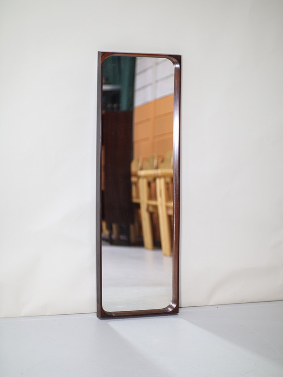 Image 1 of Mirror Niels Clausen Rosewood Danish Vintage