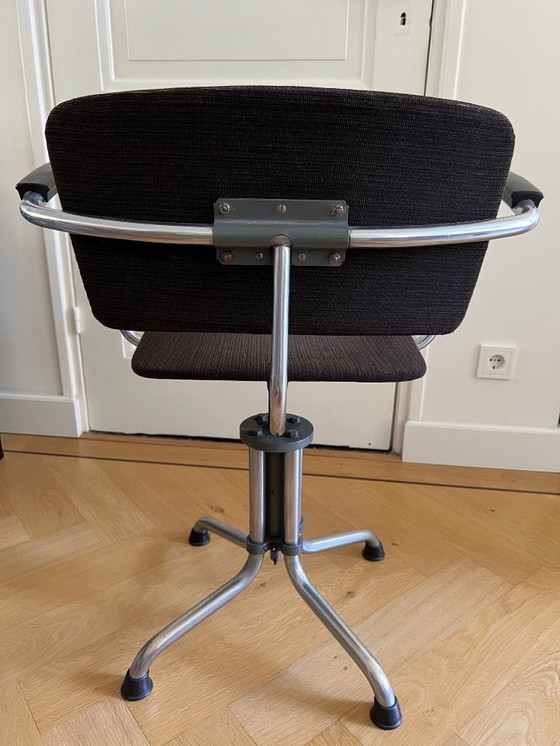 Image 1 of Sedia da ufficio originale Gispen 354 degli anni &#39;30, marrone