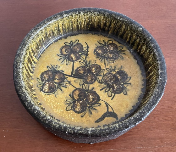 Image 1 of Bol en céramique d'art vintage de Bangholm, Danemark