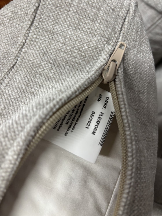 Image 1 of Flexform Romeo 2.5 seater 95x205cm fabric cat extra Ellise 