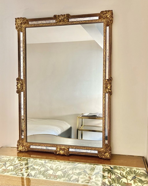 Vintage DeKnudt spiegel 94x66cm
