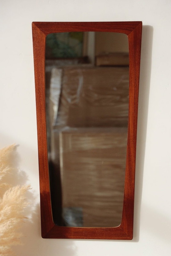 Image 1 of Rectangular teak mirror - Vintage - 03.05.24.02