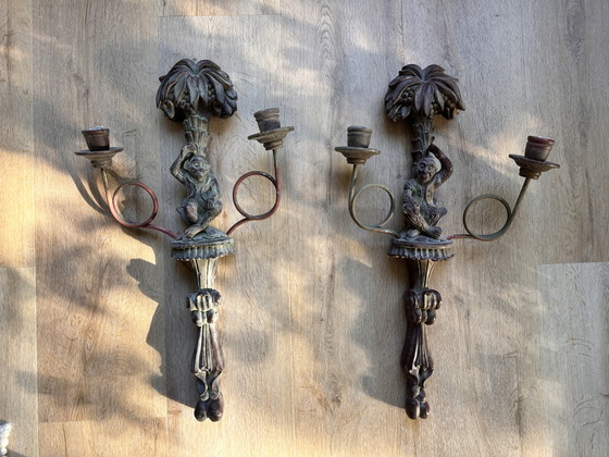 Antike oder Vintage Wandkerzenhalter | Kerzenhalter gebraucht