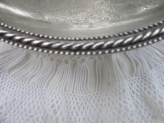 Image 1 of Ciotola da portata con piedistallo, marcata Made in England E.P.B. vintage