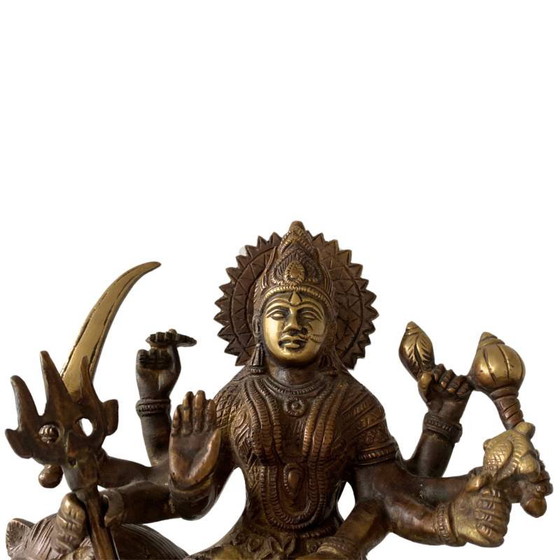 Durga de Bronce sobre León – Antigua Estatua Diosa Hindú – Esculturas, Bronze (photo 10 of 13)