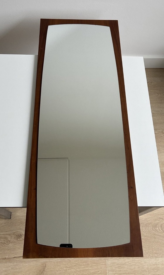 Midcentury Mirror – Glass, Wood (photo 2 of 8)