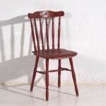 Antiker roter Stuhl im Windsor-Stil (ca. 1920) – Sessel (photo 6 of 28)