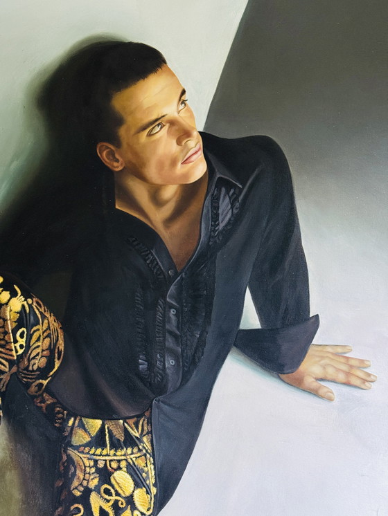 Image 1 of Man with Gucci pant print XL