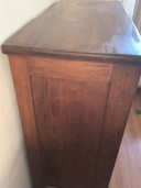 Cassettiera antica in legno di mogano