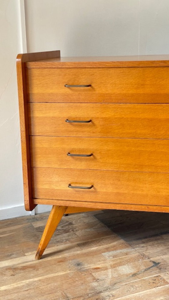 Vintage ladekast met kompasvormige poten – Ladekasten, Wood (photo 15 of 42)