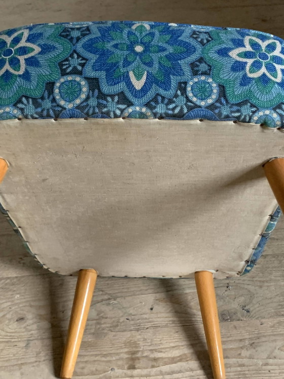 Blauwe cocktailstoel – Fauteuils, Vintage (photo 7 of 9)