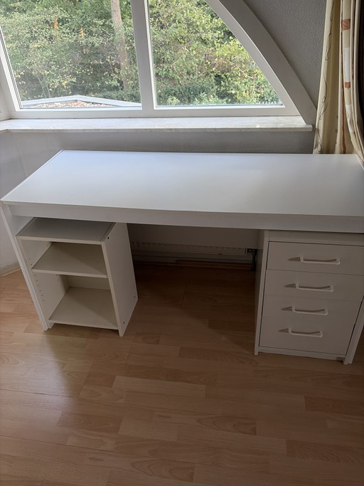 Scrivania con 2 armadietti – bureau, Wood