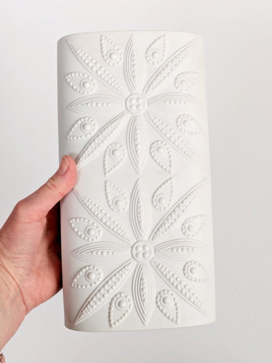 Image 1 of Midcentury Biscuit Porcelain Vase, Nanny Still for Heinrich, Germany, 1970s