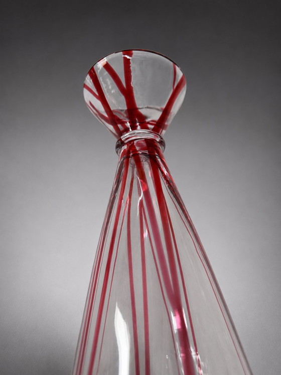 Image 1 of Gesigneerde Borek Šípek glazen vaas – 49 cm – uitstekende staat