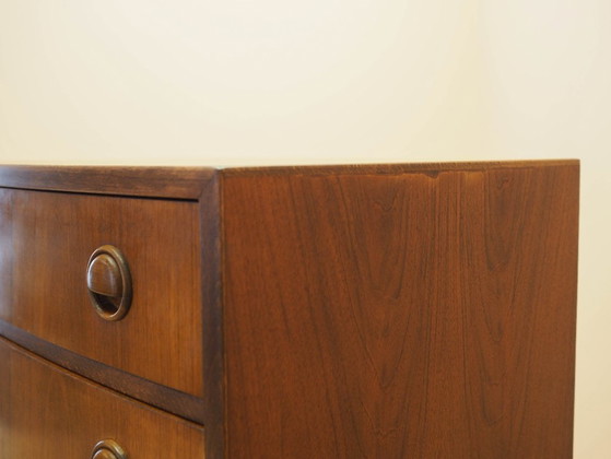 Image 1 of Walnut chest of drawers, Danish design, 1960s, designer: Kai Kristiansen