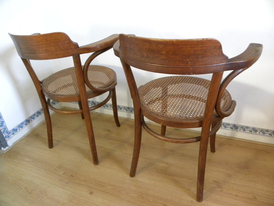 Image 1 of Thonet - 2x Sedia da ufficio Poltrona n. 3