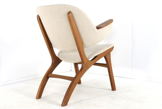 Carl Edward Matthes Poltrona modello 33a vintage appena rivestita – Poltrone, Legno (photo 2 of 15)
