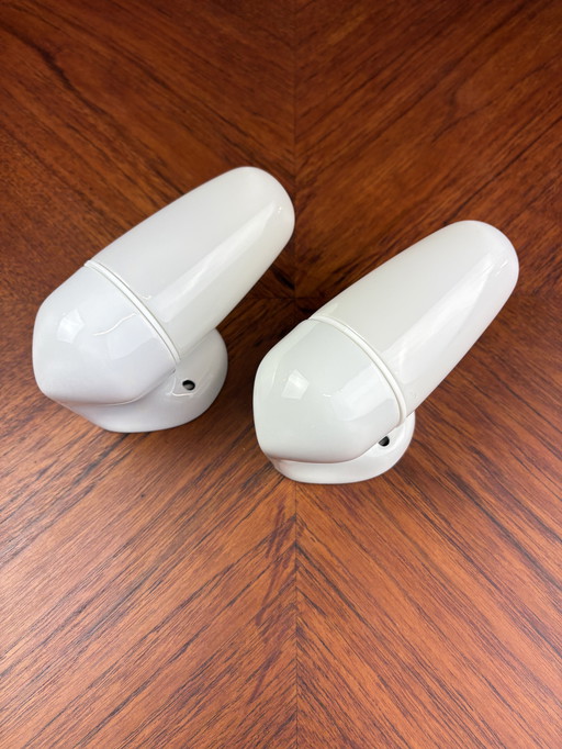 2 Wagenfeld Lindler Lampen, Modell 6067