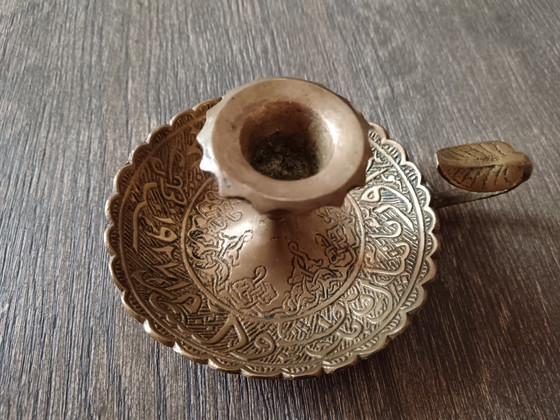 Image 1 of bougeoir vintage en laiton