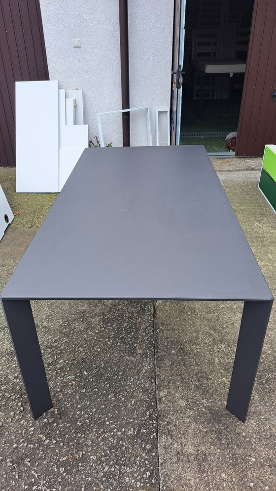 Image 1 of B&B Italia Alma – Dining Set: 2 Tables + 12 Leather Chairs (Roberto Barbieri)