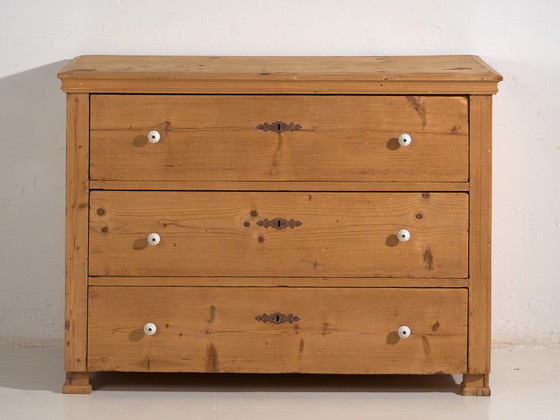 Commode antique en bois massif (c.1920) #14 – Rustic (photo 34 of 40)