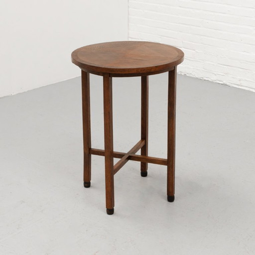 Art Deco Bijzettafel – Wood