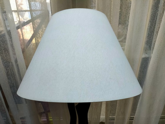 Image 1 of Lámpara de mesa de madera de teca