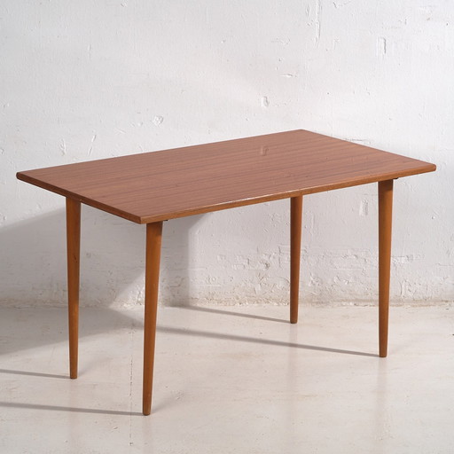 Table en bois massif style rétro (c.1960)