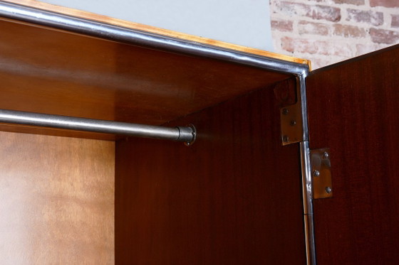 Gerestaureerde Bauhaus-kledingkast, door H.J.Hagemann, Mücke-Melder, Tsjechië, jaren dertig – Kledingkasten (photo 9 of 15)