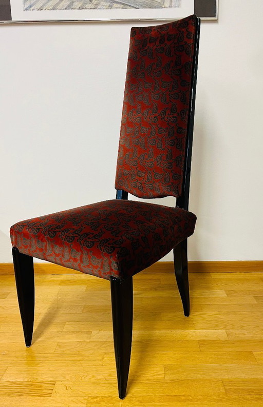 Art Deco stoelen, set van 8