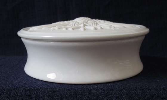 Image 1 of Doos met deksel Höchst (Höchster Porzellanmanufaktur) Witte adelaar