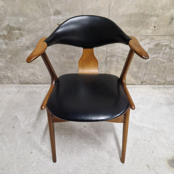 Image 1 of Vintage cowhide chair office chair