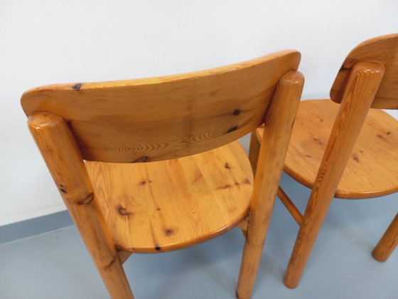 Image 1 of Set di 2 sedie vintage scandinave in pino Rainer Daumiller degli anni '60/'70