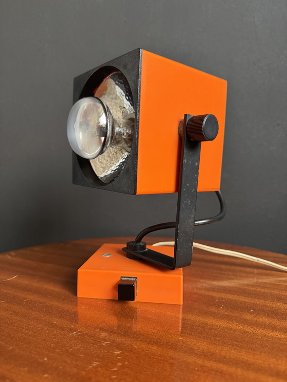 Image 1 of Lampada da parete arancione Philips degli anni '70