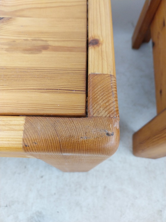 Image 1 of 1 x Set Nachtkastjes/Tafeltjes 1960's Zweeds Grenen