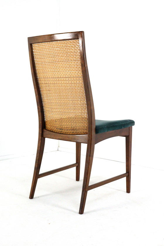 Image 1 of Ensemble de 6 chaises de salle à manger vintage 'Medebach'.