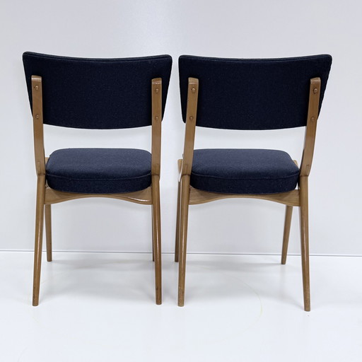 Sillas auxiliares BEN 4 piezas Vintage