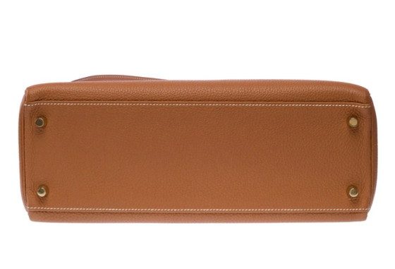 Image 1 of Borsa HERMES Kelly 32 en Cuir Doré - 103188 Prezzo di vendita
