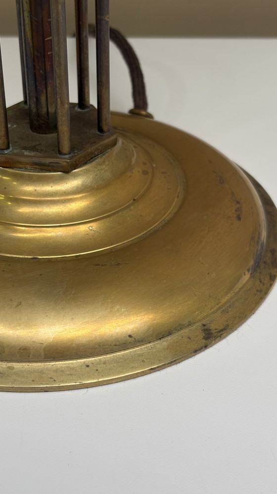 Image 1 of Home German design Neoclassical solid vintage copper lamp