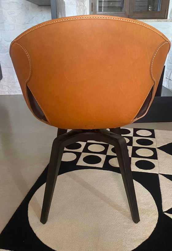 POLTRONA FRAU POLTRONCINA GINGER – Sedie girevoli, Leather, Wood (photo 6 of 36)