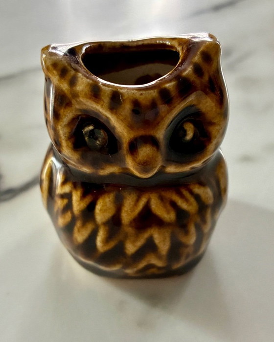 Portacandele gufo vintage molto piccolo – Ceramica (photo 2 of 5)