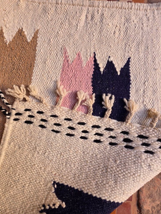 Image 1 of Tappeto marocchino Kilim a trama piatta 150 x 100 cm