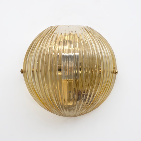 Image 1 of Pareja de candelabros modernos Vistosi de cristal de Murano