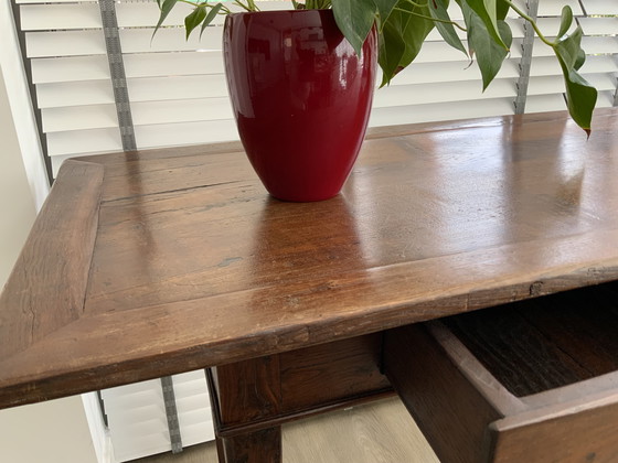 Image 1 of Antique Spanish wooden (console) table.