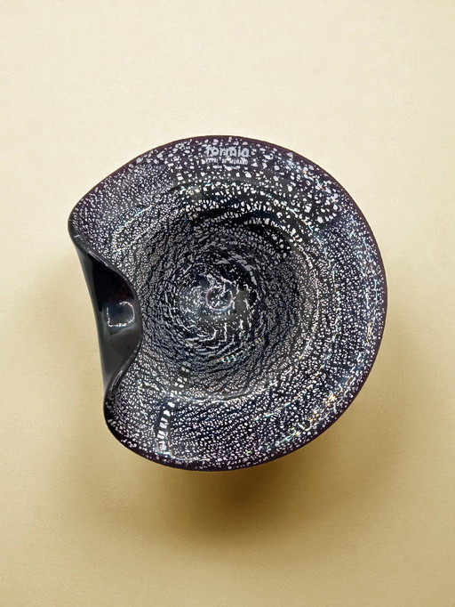 Ciotola vintage di Formia in vetro di Murano