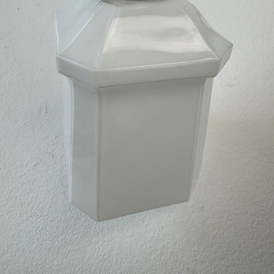 Vintage « PRATIC » Bureaulamp, Tafellampen, Metaal, Wit (foto 13 van 14)
