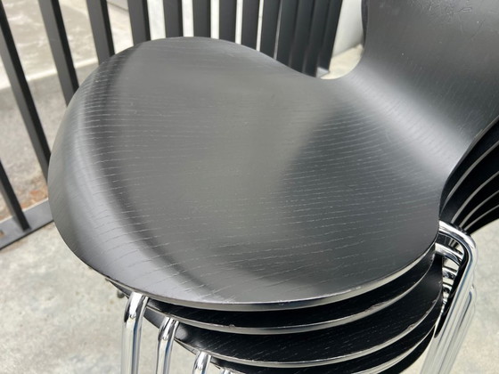 Image 1 of 6 sedie Fritz Hansen, Arne Jacobsen