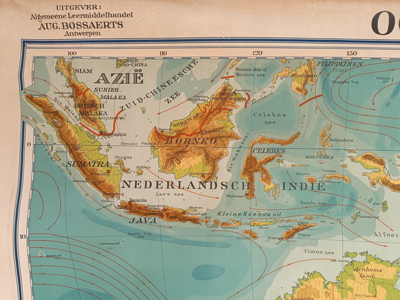 Image 1 of School map: Dutch East Indies, Australia, Oceania