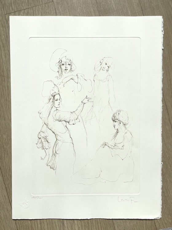 Image 1 of Leonor Fini, Rare Lithograph on Arches Paper, Circa 1980