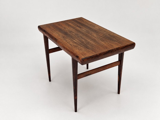 Tavolino in palissandro di Johannes Andersen, CFC Silkeborg, Danimarca, anni '60 – Tavolini, Legno (photo 5 of 20)
